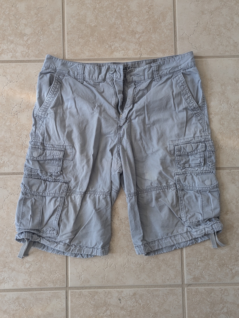 Old Navy Light Gray Cargo Shorts